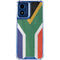 South Africa Flag Distressed Moto G Play 4G (2024) Clear Case